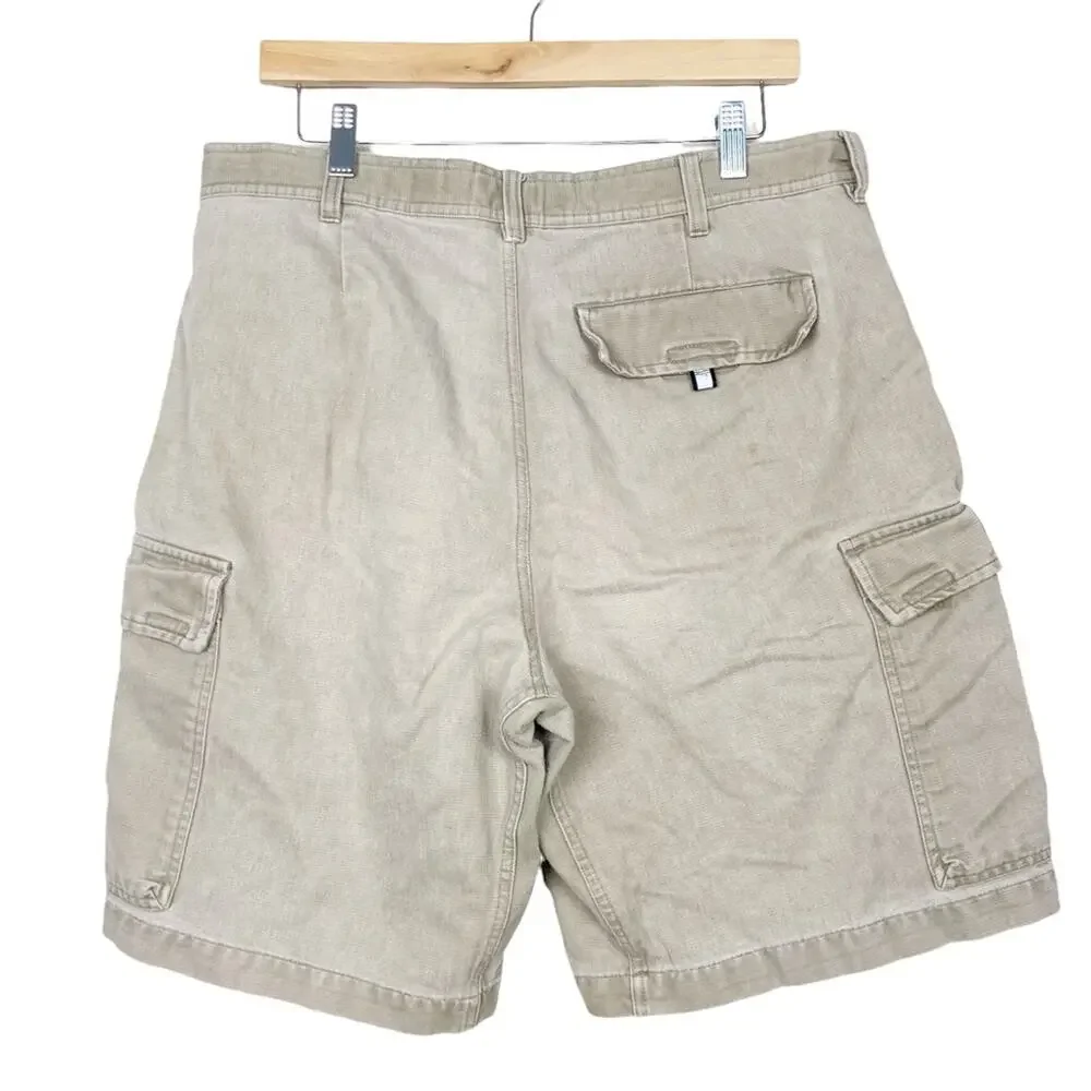 Columbia Tan Cargo Shorts Sz 34